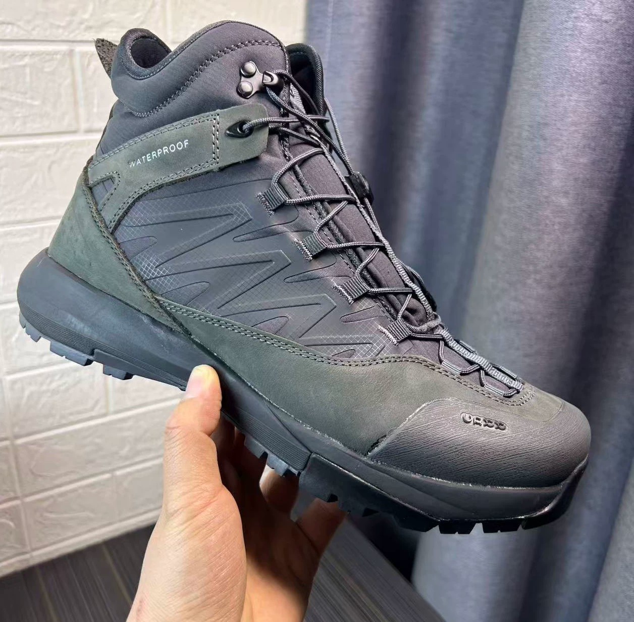 Hunting Outdoor Brands - Yüksek Bilekli Deri Yürüyüş Ayakkabıları Erkek