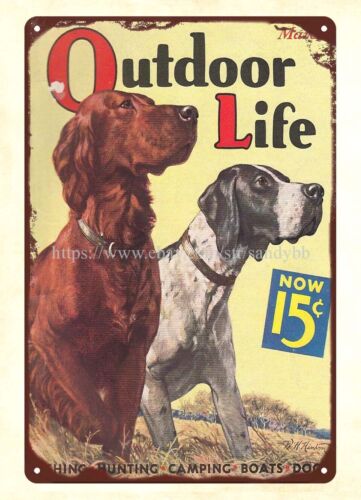 Hunting Dog Outdoor Shop - 1936 OUTDOOR LIFE dergisi av köpeği