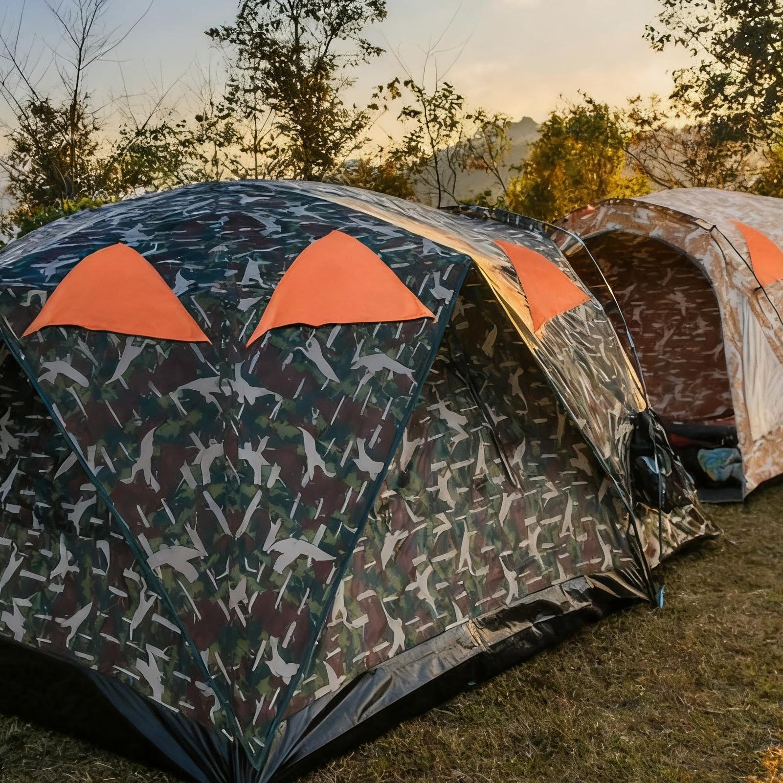 Outdoor Hunting Blinds - Ateş Turuncu Kör Panel Manyetik Av