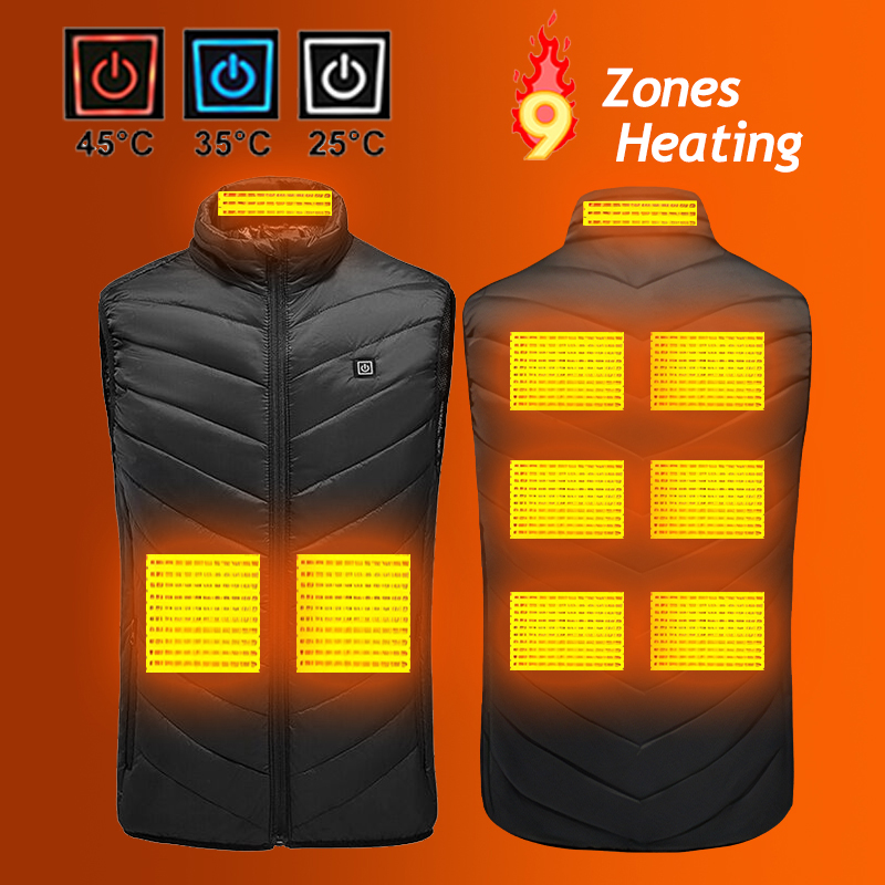 Outdoor Hunting Place - X-TIGER kış 9 yerler ısıtmalı ceket