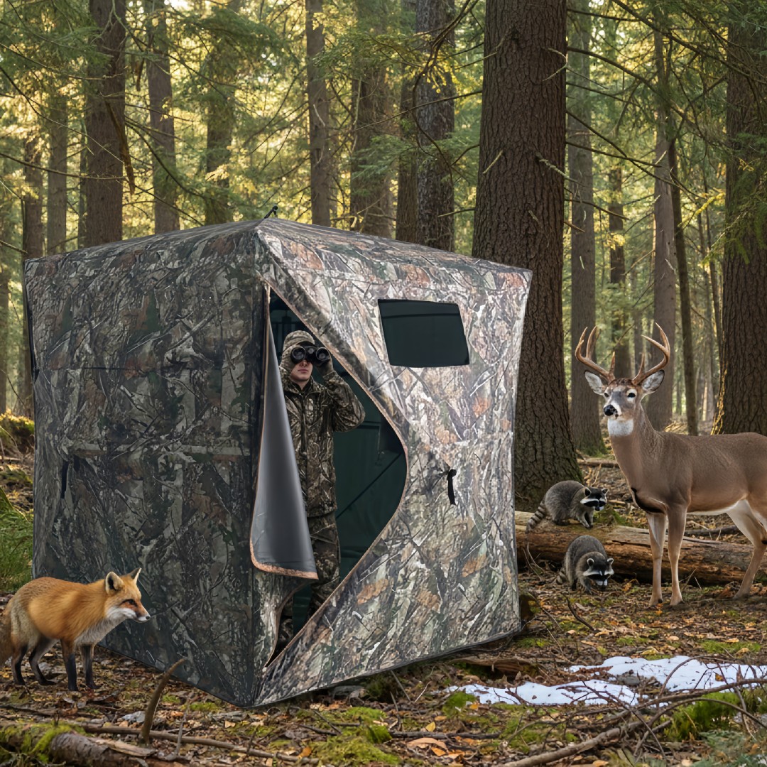Outdoor Hunting Blinds - Kamuflajlı Açılır Avcılık Sığınağı Kolay Kurulumlu