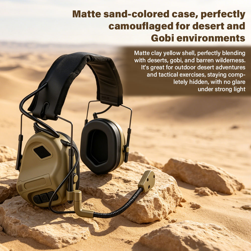Shooting Ear Muff - Taktik Kulaklık İletişim Gürültü Azaltma Kulaklıkları