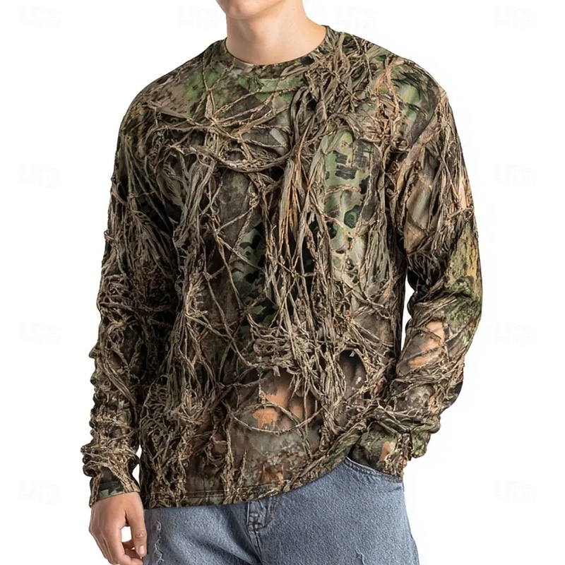 Erkek Kamuflaj Hayvan Desenli  - Outdoor Hunting Graphic Tees incelemesi ve fiyatı