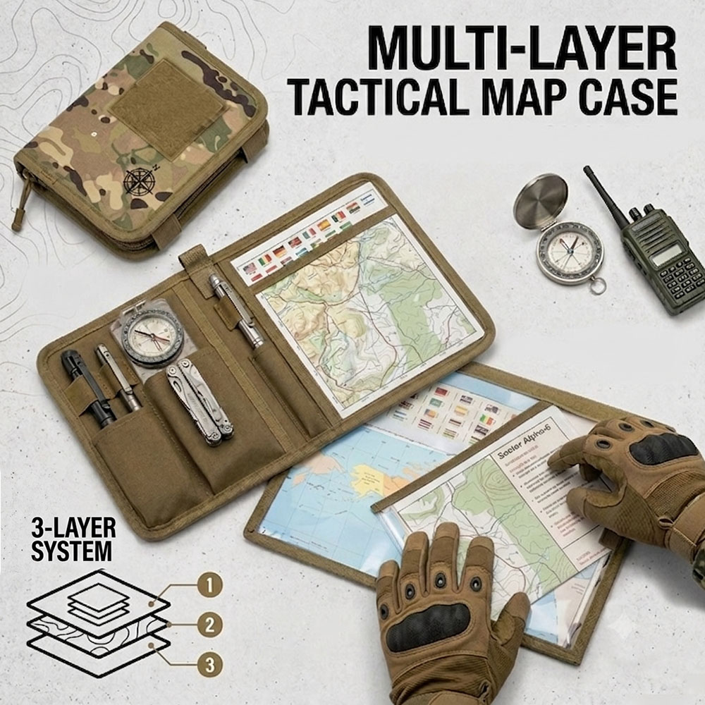 Taktik Katlanabilir Harita Çan - Outdoor Hunting Maps incelemesi ve fiyatı