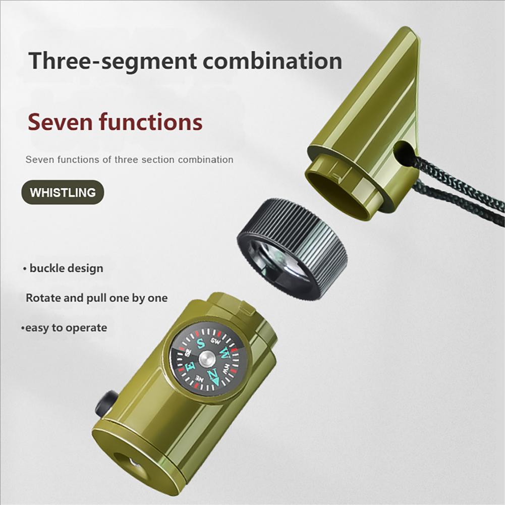 7-In-1 Çok Fonksiyonlu Düdük P - Hunting Outdoor Thermometer incelemesi ve fiyatı