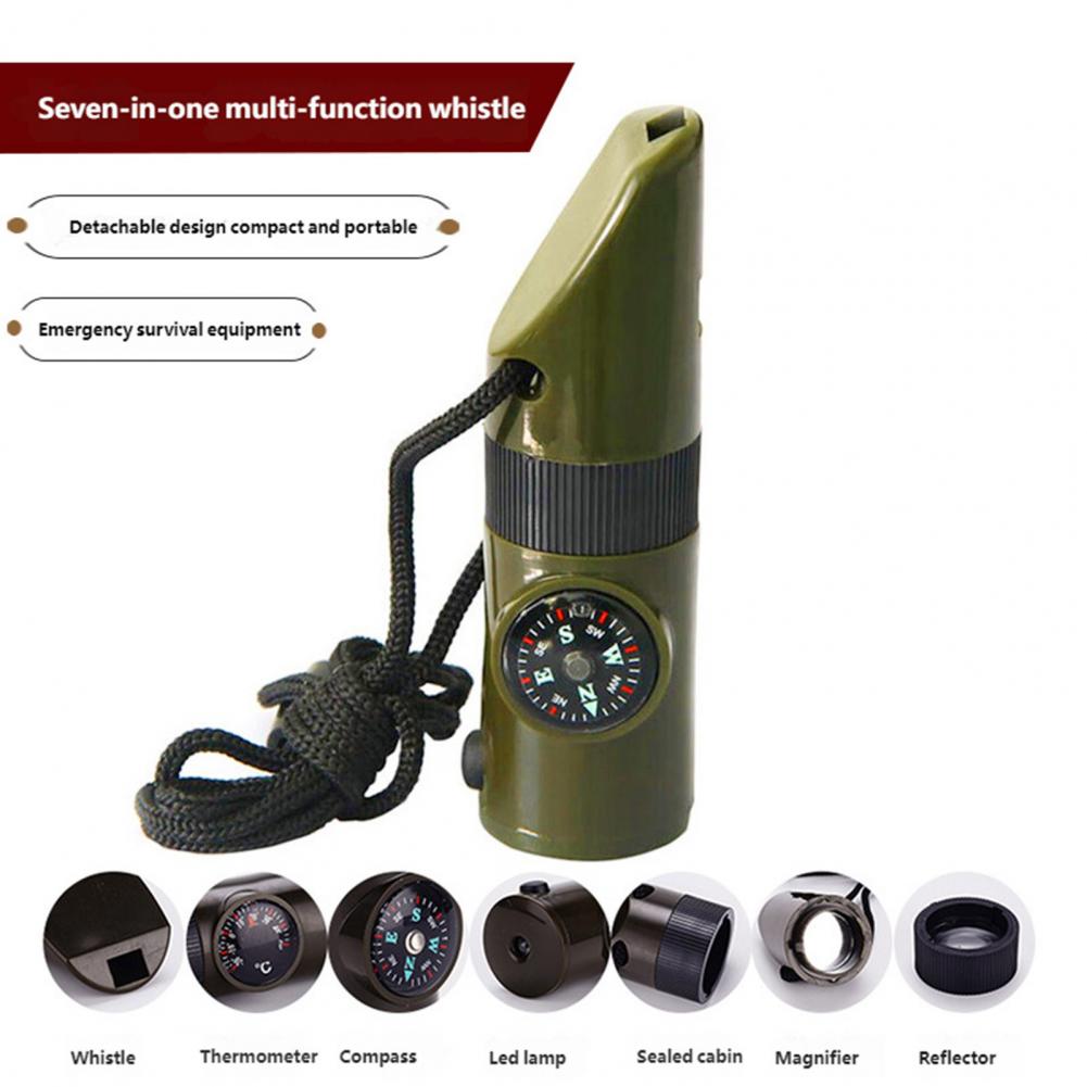 7-In-1 Çok Fonksiyonlu Düdük P - Hunting Outdoor Thermometer incelemesi ve fiyatı
