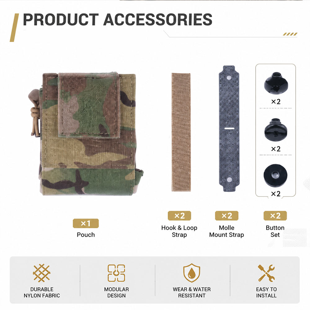 Taktik MOLLE Dökümüşe Çantası  - Outdoor Hunting Gear Storage incelemesi ve fiyatı