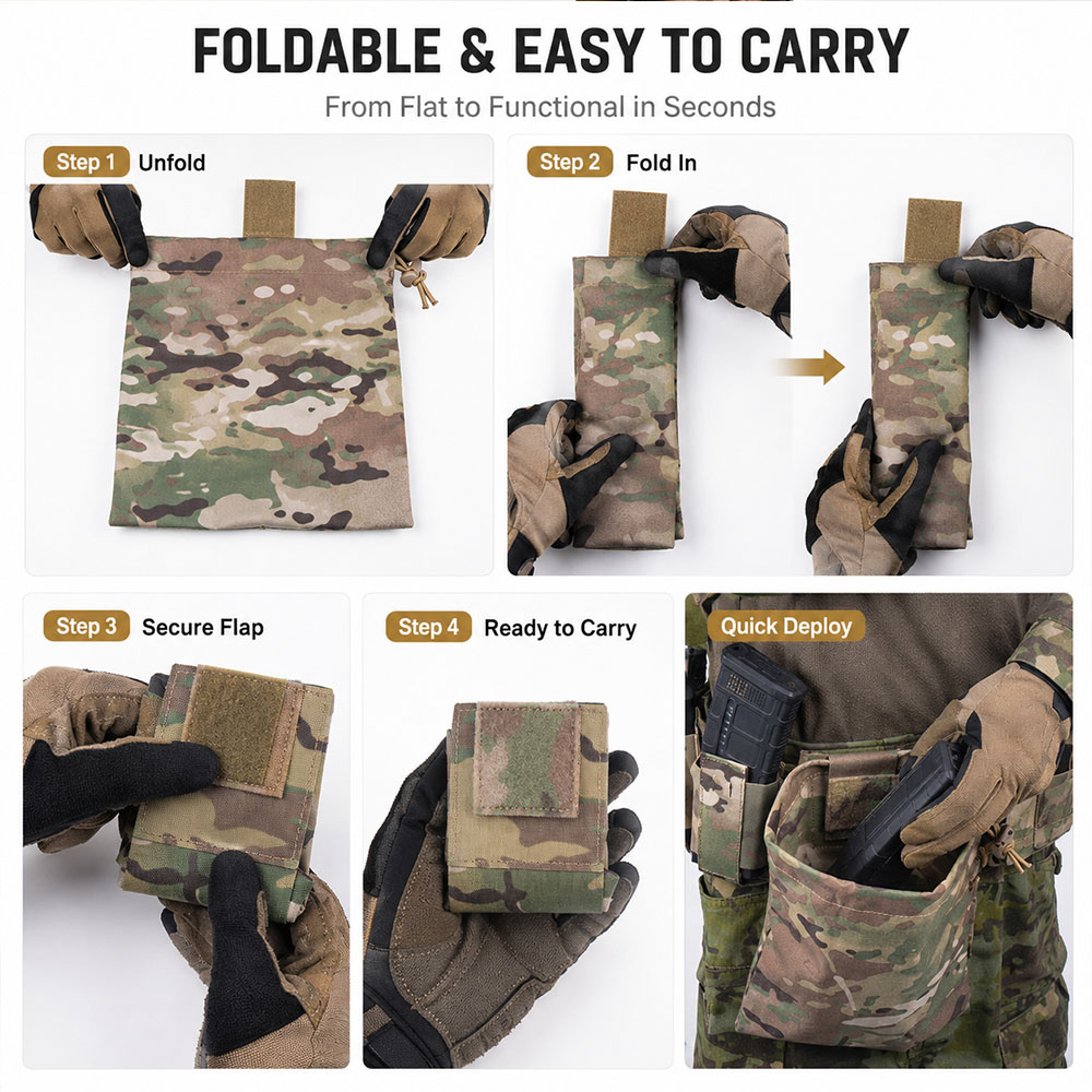 Taktik MOLLE Dökümüşe Çantası  - Outdoor Hunting Gear Storage incelemesi ve fiyatı