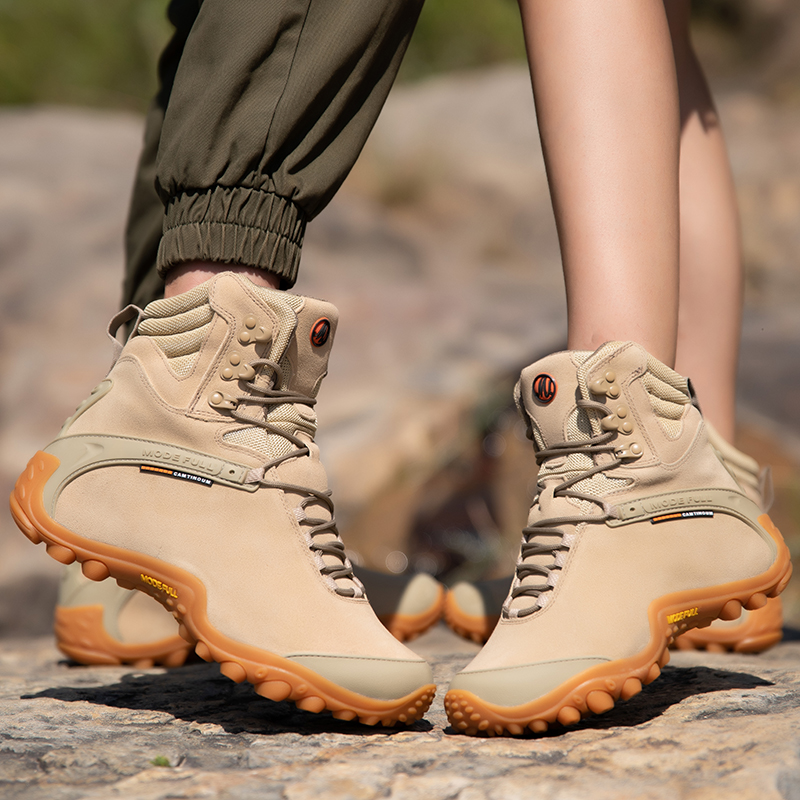 Inek deri erkek kış yürüyüş bo - Hunting Outdoor Boots incelemesi ve fiyatı