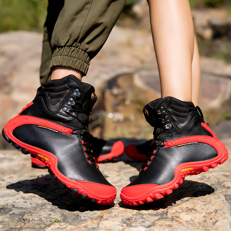 Inek deri erkek kış yürüyüş bo - Hunting Outdoor Boots incelemesi ve fiyatı